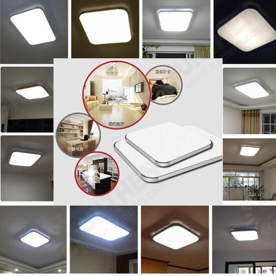 12/18/24w Modern LED Ceiling Light Bedroom Living Room Surface Mount Lamp