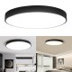 12W 18W 24W 5CM Warm/Cold White LED Ceiling Light Black Mount Fixture for Home Bedroom Living Room