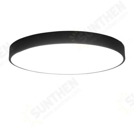 12W 18W 24W 5CM Warm/Cold White LED Ceiling Light Black Mount Fixture for Home Bedroom Living Room