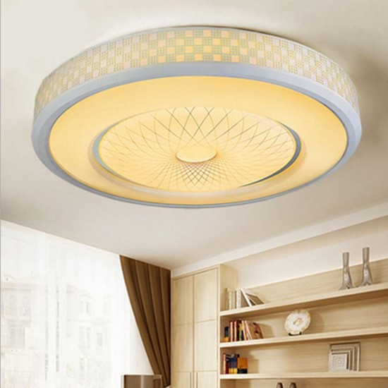 12W 24 LED Bright Round Ceiling Down Light Modern Luxury Flush Acrylic Lamp