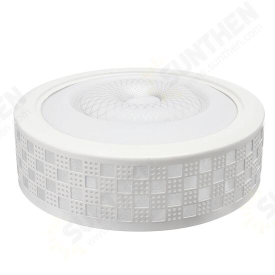 12W 24 LED Bright Round Ceiling Down Light Modern Luxury Flush Acrylic Lamp