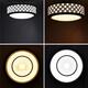 12W 24 LED Bright Round Ceiling Down Light Modern Luxury Flush Acrylic Lamp