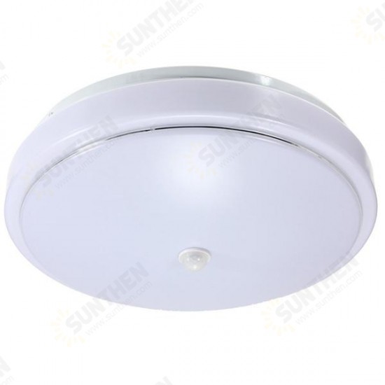 12W PIR Infrared Motion Sensor Flush Mounted LED Ceiling Light AC110-265V