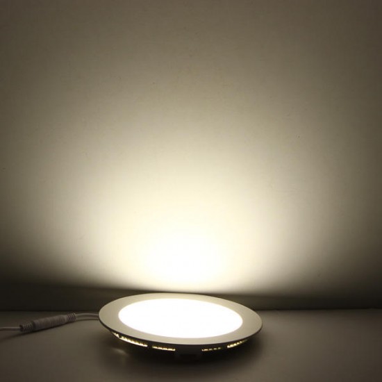 12W Round Ceiling Ultra Thin Panel LED Lamp Down Light Light 85-265V