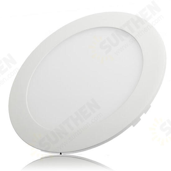 12W Round Ceiling Ultra Thin Panel LED Lamp Down Light Light 85-265V