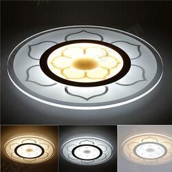 15W Modern Round Flower Acrylic LED Ceiling Lights Warm White/White Lamp for Living Room AC220V 15W Modern Round Flower Acrylic LED Ceiling Lights Warm White/White Lamp for Living Room AC220V