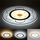 15W Modern Round Flower Acrylic LED Ceiling Lights Warm White/White Lamp for Living Room AC220V