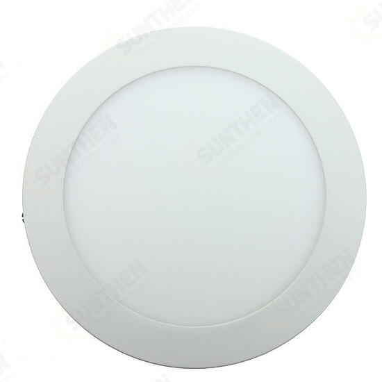 15W Round Dimmable LED Panel Ceiling Down Light Lamp AC 85-265V