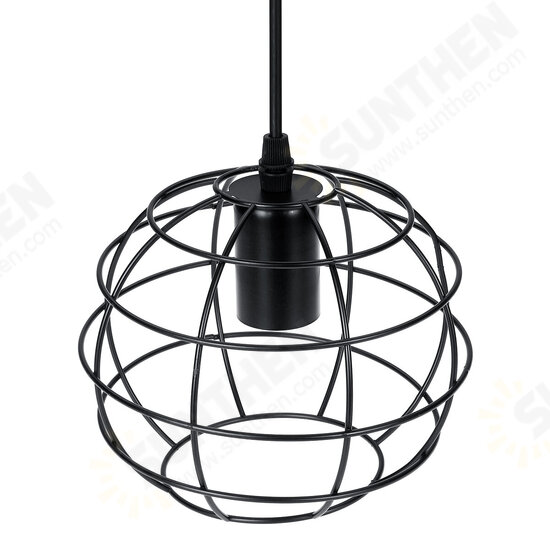 17*18cm E27 Vintage Industrial Wrought Iron Restaurant Chandelier Corridor Ceiling Hanging Lampshade 17*18cm E27 Vintage Industrial Wrought Iron Restaurant Chandelier Corridor Ceiling Hanging Lampshade