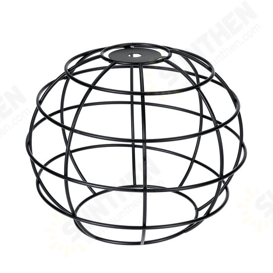 17*18cm E27 Vintage Industrial Wrought Iron Restaurant Chandelier Corridor Ceiling Hanging Lampshade