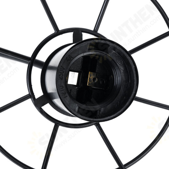 17*18cm E27 Vintage Industrial Wrought Iron Restaurant Chandelier Corridor Ceiling Hanging Lampshade 17*18cm E27 Vintage Industrial Wrought Iron Restaurant Chandelier Corridor Ceiling Hanging Lampshade