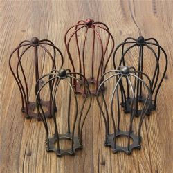 175MM DIY Vintage Pendant Trouble Light Bulb Guard Wire Cage Ceiling Hanging Lampshade 175MM DIY Vintage Pendant Trouble Light Bulb Guard Wire Cage Ceiling Hanging Lampshade