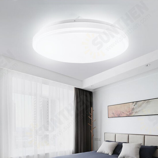 18/40/50W LED Ceiling Lights Panel Down Round Kitchen Bathroom Room Wall Lamp