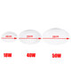 18/40/50W LED Ceiling Lights Panel Down Round Kitchen Bathroom Room Wall Lamp