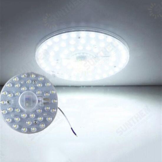 18W 24W Round Square Pcb Board LED Module Pure White Retrofit Replace Ceiling Lamp AC165-265V