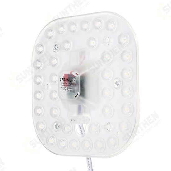 18W 24W Round Square Pcb Board LED Module Pure White Retrofit Replace Ceiling Lamp AC165-265V