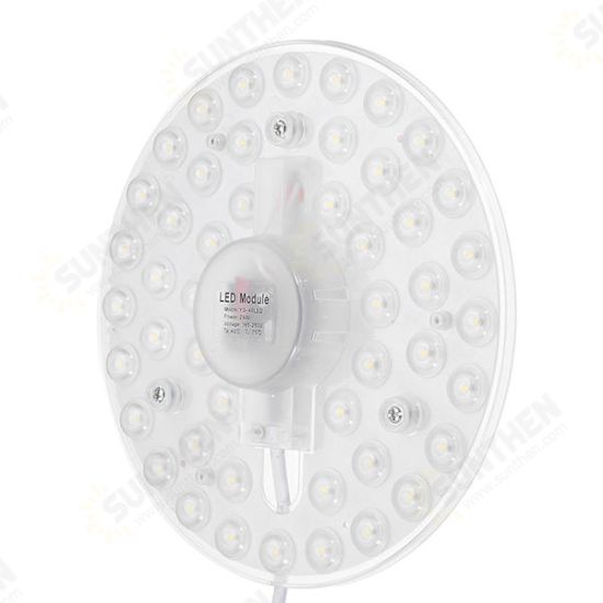 18W 24W Round Square Pcb Board LED Module Pure White Retrofit Replace Ceiling Lamp AC165-265V