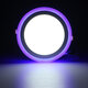 18W RGB Dual Color LED Recessed Ceiling Round Panel Down Light Lamp AC85-265V 18W RGB Dual Color LED Recessed Ceiling Round Panel Down Light Lamp AC85-265V