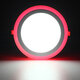 18W RGB Dual Color LED Recessed Ceiling Round Panel Down Light Lamp AC85-265V 18W RGB Dual Color LED Recessed Ceiling Round Panel Down Light Lamp AC85-265V