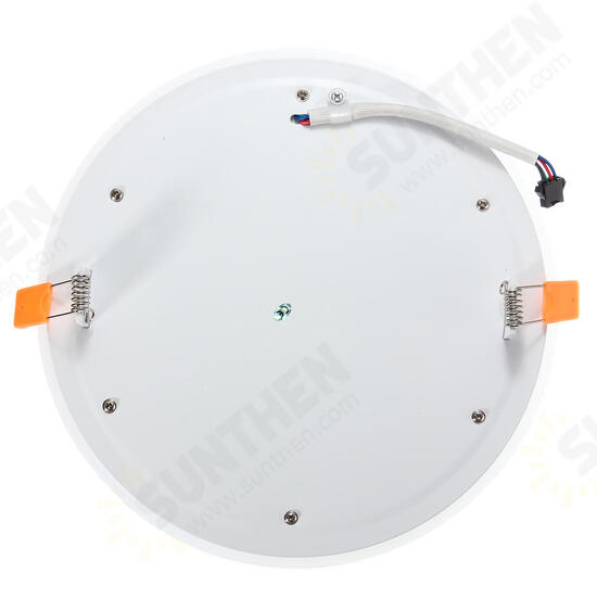 18W RGB Dual Color LED Recessed Ceiling Round Panel Down Light Lamp AC85-265V 18W RGB Dual Color LED Recessed Ceiling Round Panel Down Light Lamp AC85-265V