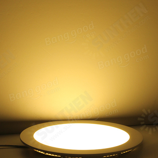 18W Round Ceiling Ultra Thin Panel LED Lamp Down Light Light 85-265V