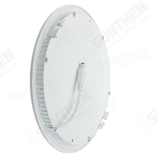 18W Round Ceiling Ultra Thin Panel LED Lamp Down Light Light 85-265V