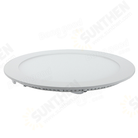 18W Round Ceiling Ultra Thin Panel LED Lamp Down Light Light 85-265V