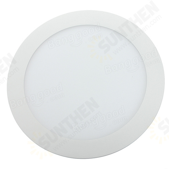 18W Round Ceiling Ultra Thin Panel LED Lamp Down Light Light 85-265V