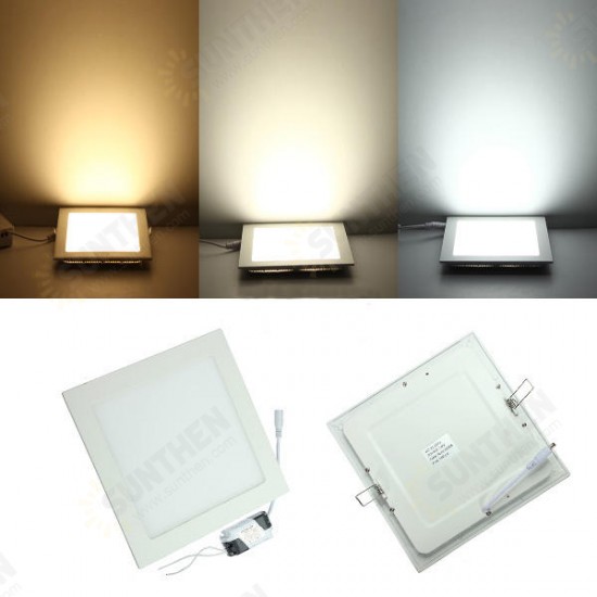 18W Square Dimmable Ultra Thin Ceiling Energy-Saving LED Panel Light