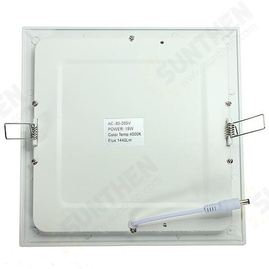 18W Square Dimmable Ultra Thin Ceiling Energy-Saving LED Panel Light