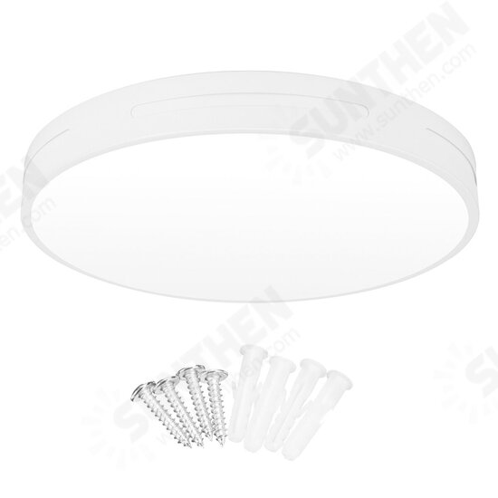 18W/24W/36W 6000K White LED Ceiling Light Non-Dimmable Indoor Living Bedroom Lamp for Home Decor