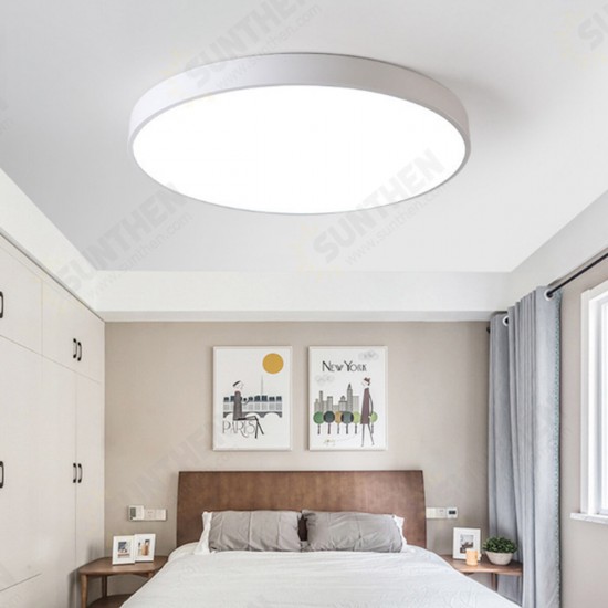 18W/30W/36W LED Ceiling Light Ultra Thin Flush Mount Kitchen Round Home Fixture