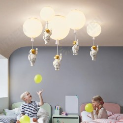 20CM/25CM/30CM/35CM E27 Nordic LED Ceiling Light Fixture Cartoon Astronaut Balloon Lamp For Children Nursery Room Bedroom Home Decor Modern Lighting 20CM/25CM/30CM/35CM E27 Nordic LED Ceiling Light Fixture Cartoon Astronaut Balloon Lamp For Children Nursery Room Bedroom Home Decor Modern Lighting