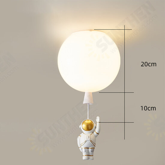 20CM/25CM/30CM/35CM E27 Nordic LED Ceiling Light Fixture Cartoon Astronaut Balloon Lamp For Children Nursery Room Bedroom Home Decor Modern Lighting