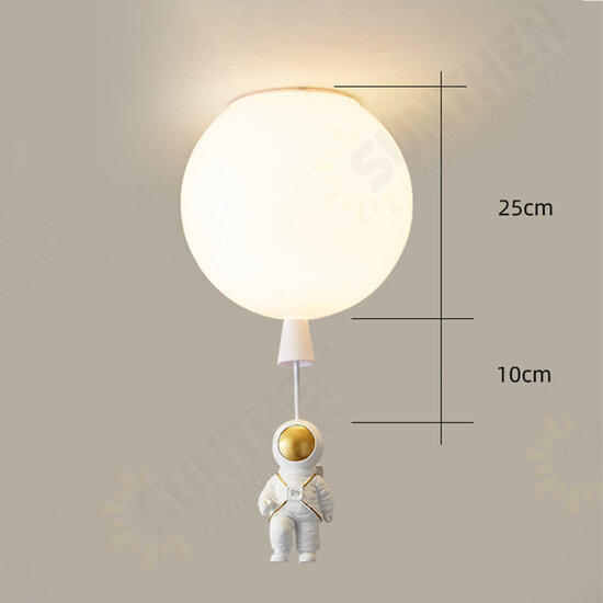 20CM/25CM/30CM/35CM E27 Nordic LED Ceiling Light Fixture Cartoon Astronaut Balloon Lamp For Children Nursery Room Bedroom Home Decor Modern Lighting