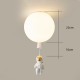 20CM/25CM/30CM/35CM E27 Nordic LED Ceiling Light Fixture Cartoon Astronaut Balloon Lamp For Children Nursery Room Bedroom Home Decor Modern Lighting