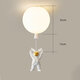 20CM/25CM/30CM/35CM E27 Nordic LED Ceiling Light Fixture Cartoon Astronaut Balloon Lamp For Children Nursery Room Bedroom Home Decor Modern Lighting