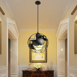 20X20CM Retro Iron E27 Chandeliers Industrial Pendant Light Ceiling Hanging Lamp for Living Dining Room 20X20CM Retro Iron E27 Chandeliers Industrial Pendant Light Ceiling Hanging Lamp for Living Dining Room
