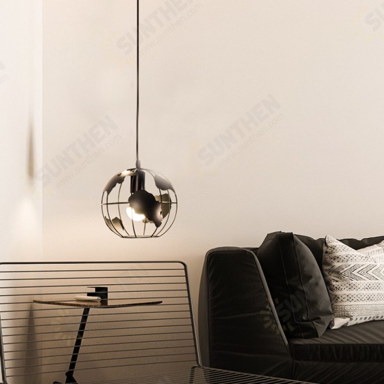 20X20CM Retro Iron E27 Chandeliers Industrial Pendant Light Ceiling Hanging Lamp for Living Dining Room 20X20CM Retro Iron E27 Chandeliers Industrial Pendant Light Ceiling Hanging Lamp for Living Dining Room