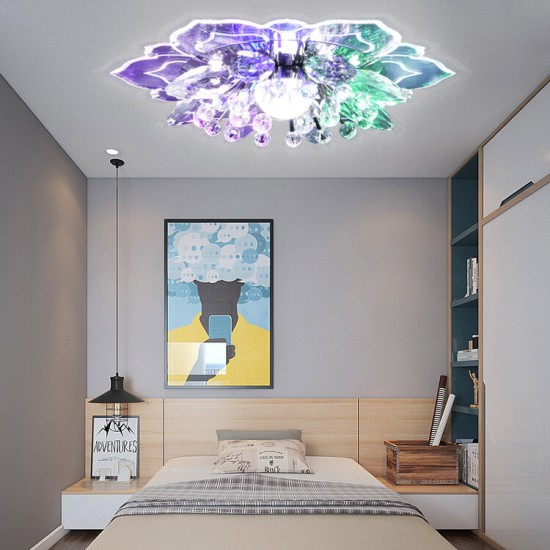 220V 5W 20CM Modern LED Ceiling Light Hallway Aisle Bedroom Crystal Lamp Indoor Lighting