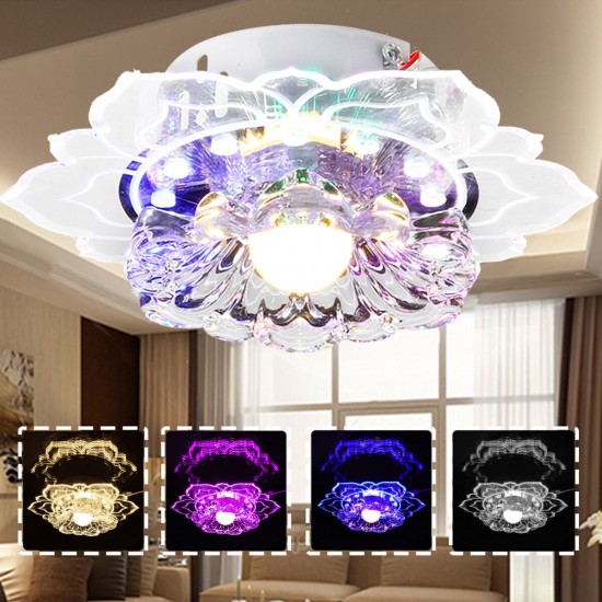 220V Modern Crystal LED Ceiling Lighting Living Room Home Square Chandeliers