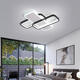 24W Modern LED Ceiling Light Rectangle Fixtures Lamp Living Room Bedroom Remote 24W Modern LED Ceiling Light Rectangle Fixtures Lamp Living Room Bedroom Remote