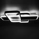 24W Modern LED Ceiling Light Rectangle Fixtures Lamp Living Room Bedroom Remote 24W Modern LED Ceiling Light Rectangle Fixtures Lamp Living Room Bedroom Remote