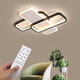 24W Modern LED Ceiling Light Rectangle Fixtures Lamp Living Room Bedroom Remote 24W Modern LED Ceiling Light Rectangle Fixtures Lamp Living Room Bedroom Remote