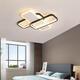 24W Modern LED Ceiling Light Rectangle Fixtures Lamp Living Room Bedroom Remote