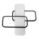 24W Modern LED Ceiling Light Rectangle Fixtures Lamp Living Room Bedroom Remote 24W Modern LED Ceiling Light Rectangle Fixtures Lamp Living Room Bedroom Remote