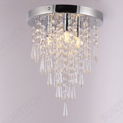 250x265MM Crystal Chandeliers Crystal Ceiling Light For Bedroom Hallway Living Room Kitchen Chrome Finish Without Bulb 250x265MM Crystal Chandeliers Crystal Ceiling Light For Bedroom Hallway Living Room Kitchen Chrome Finish Without Bulb
