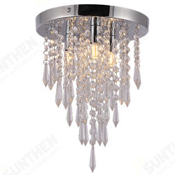 250x265MM Crystal Chandeliers Crystal Ceiling Light For Bedroom Hallway Living Room Kitchen Chrome Finish Without Bulb 250x265MM Crystal Chandeliers Crystal Ceiling Light For Bedroom Hallway Living Room Kitchen Chrome Finish Without Bulb