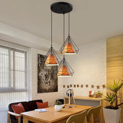 3 Head E27 Vintage Chandelier Light Restaurant Adjustable Pendant Lamp Bar Living Room 3 Head E27 Vintage Chandelier Light Restaurant Adjustable Pendant Lamp Bar Living Room