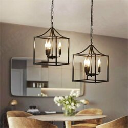3 Heads E12 Pendant Light Ceiling Lamp Hallway Bedroom Home Bar Fixture Decor 3 Heads E12 Pendant Light Ceiling Lamp Hallway Bedroom Home Bar Fixture Decor